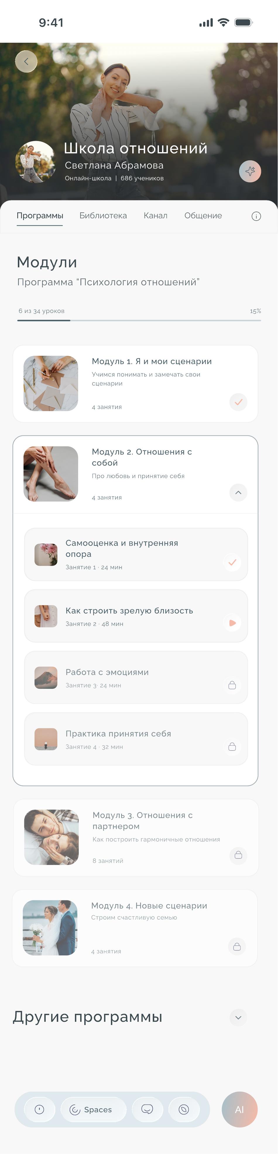 Программа онлайн-школы